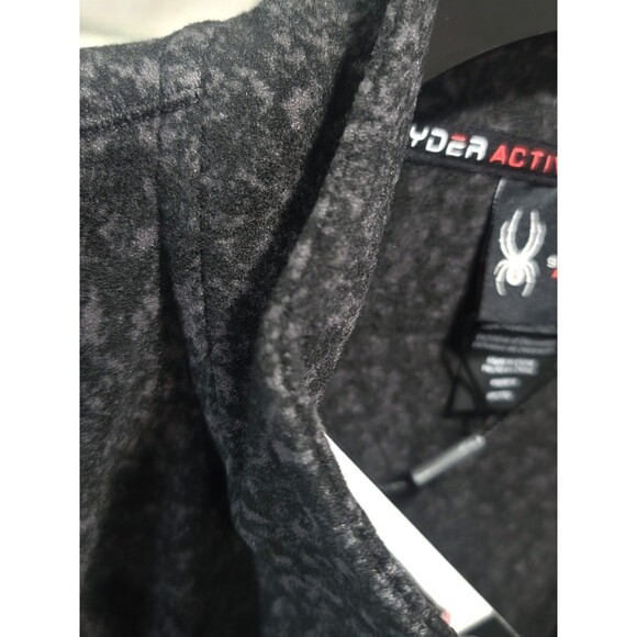 SPYDER Women's XL Half Zip Stretch Fleece Mock Neck Active Top Zip Pocket NWT - Picture 8 of 16